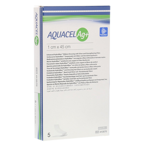 AQUACEL 413570 AG+ HYDROFIBER Dressing 1cm x 45cm