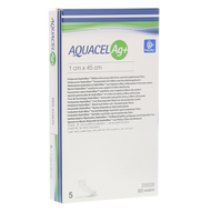 AQUACEL 413570 AG+ HYDROFIBER Dressing 1cm x 45cm