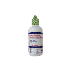 48501 SALINE STERILE 4oz (118 ml), EA/1