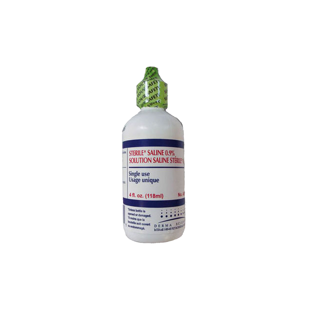 48501 SALINE STERILE 4oz (118 ml), EA/1