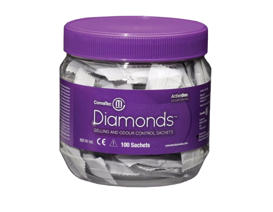 420791 DIAMONDS GELLING AND ODOUR CONTROL SACHETS.