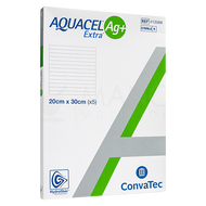 AQUACEL 413569 AG+ EXTRA HYDROFIBER Dressing 8IN x 10IN (20cm x 30cm)