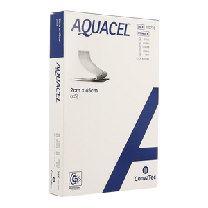 AQUACEL 403770 HYDROFIBER Ribbon Dressing 2cm x 45cm