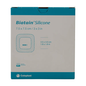 Biatain 33434 Silicon Foam Dressing 3IN x 3IN (7.5cm x 7.5cm)